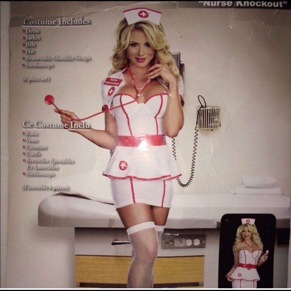 Sexy nurse knockout costume